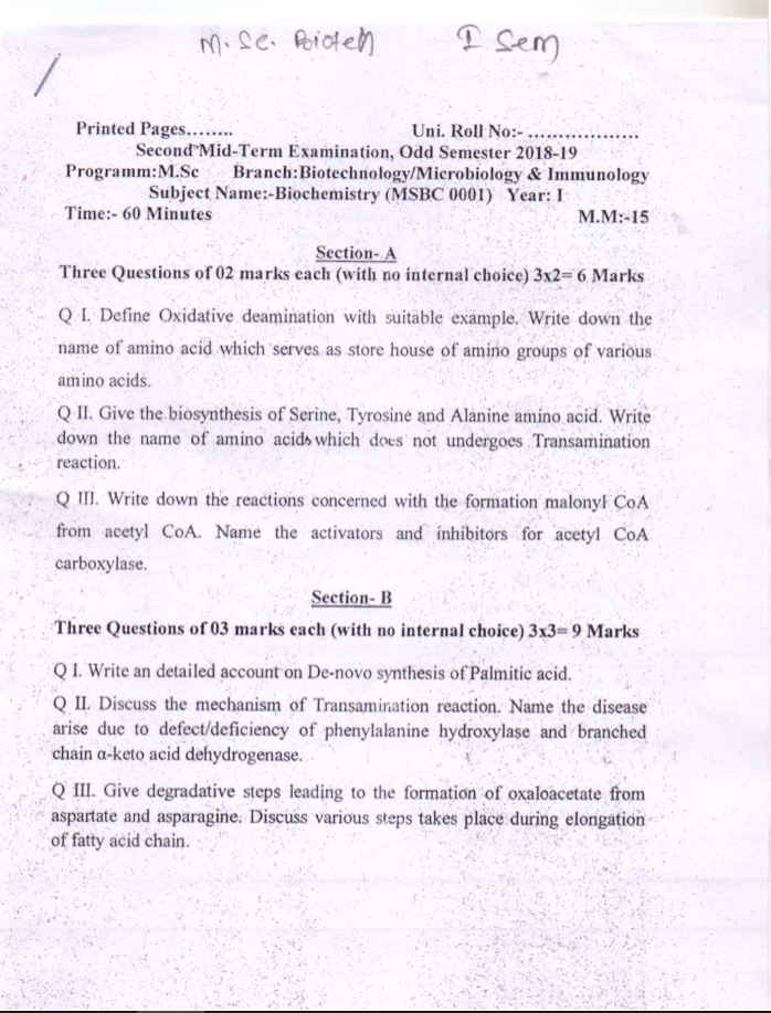 BIOCHEMISTRY M.SC PAPERS OF 2ND MID TERM-BIO VHEMISTRY.PNG